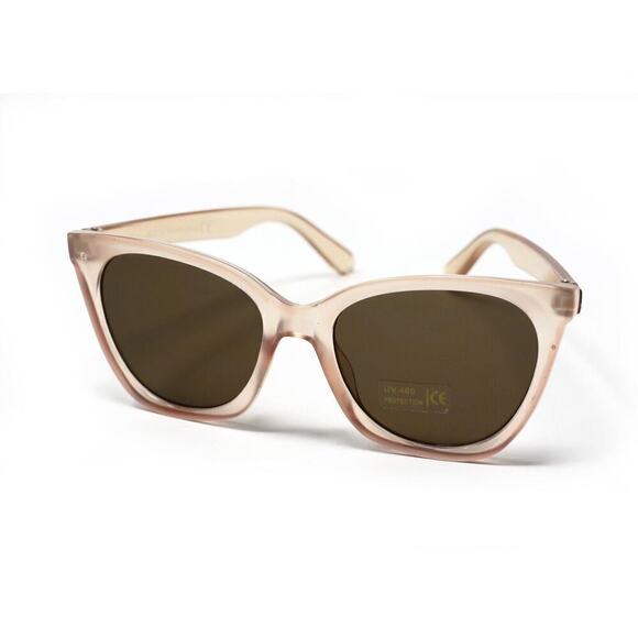 Square Sunglasses Pink Frame w Dark Lens 60s Rebel in Retro Shades - Hey Viv - Picture 2 of 3